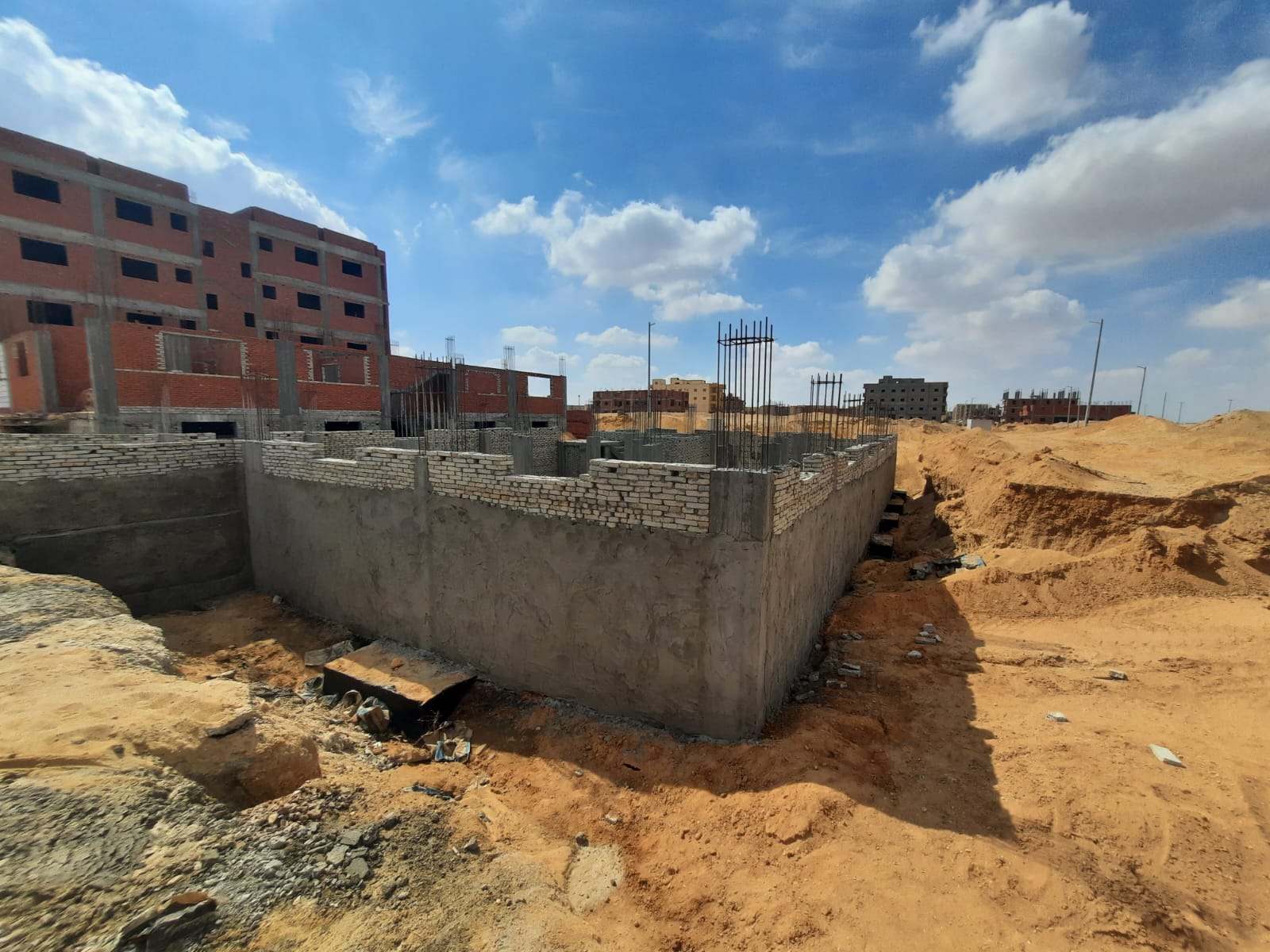Construction stage Plaster and putty