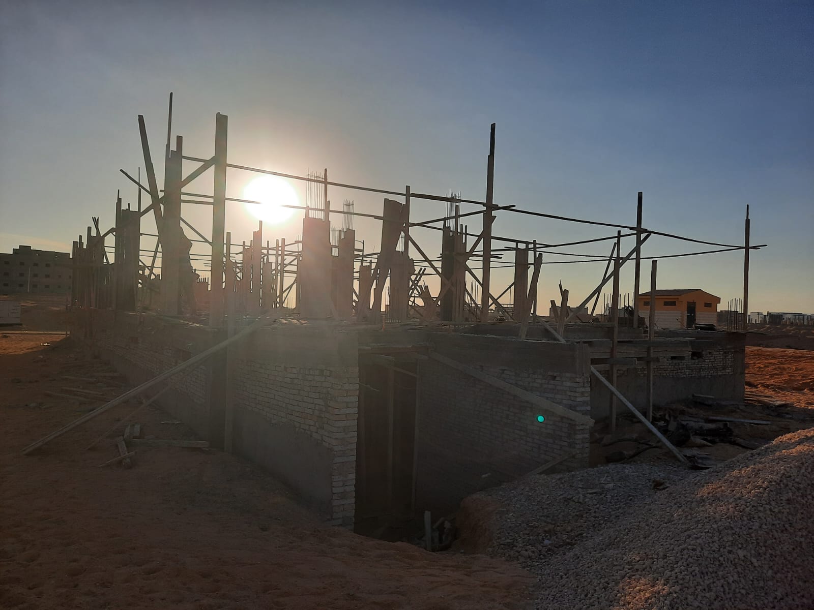 Construction stage Ground floor columns