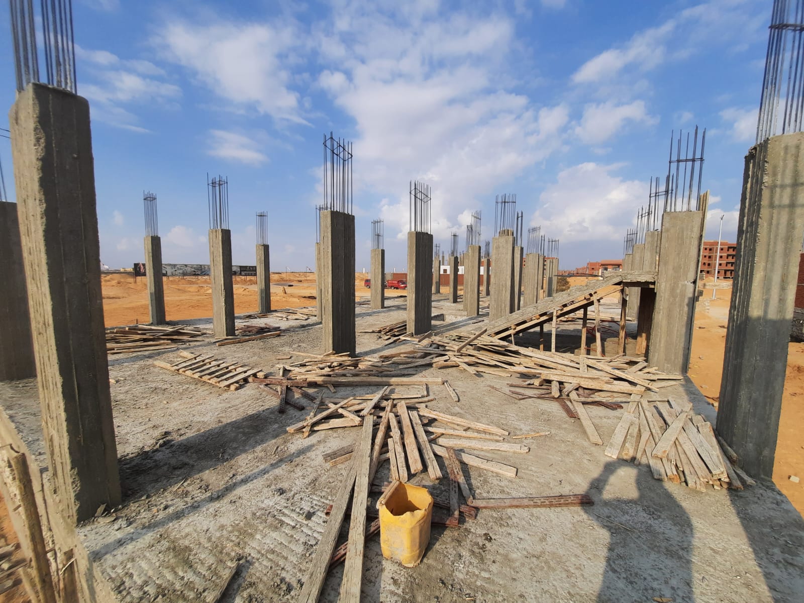 Construction stage Ground floor columns