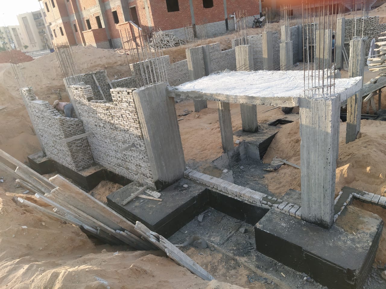 Construction stage Basement walls