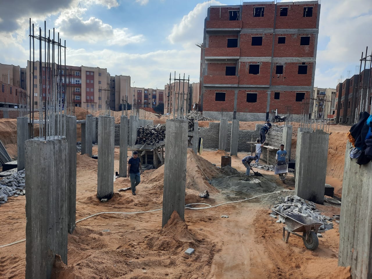 Construction stage Basement walls