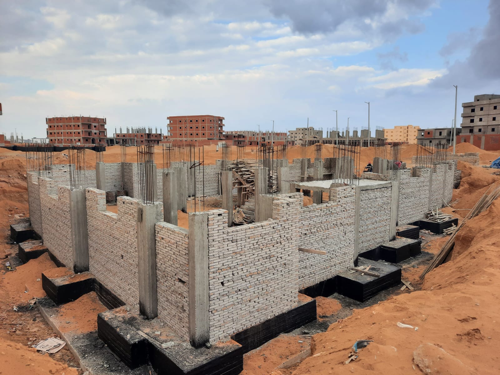 Construction stage Basement walls