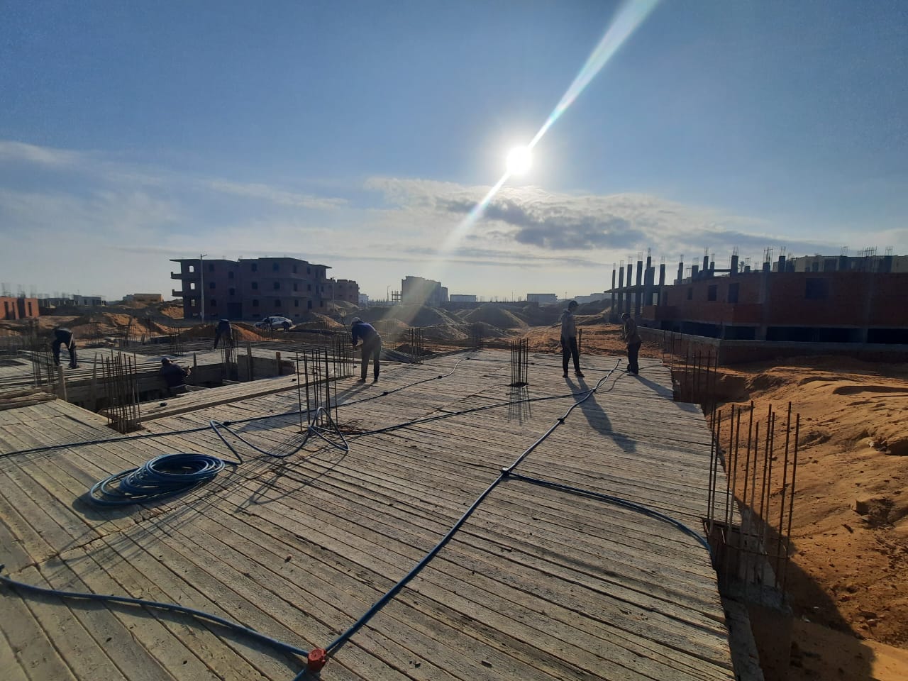 Construction stage Basement slab