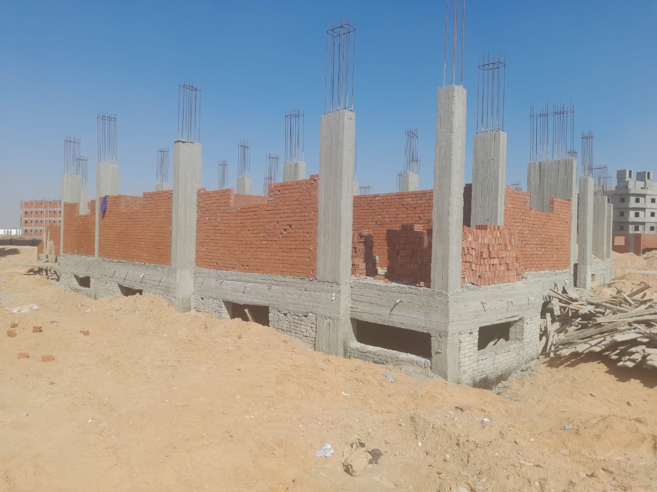 Construction stage Ground floor walls