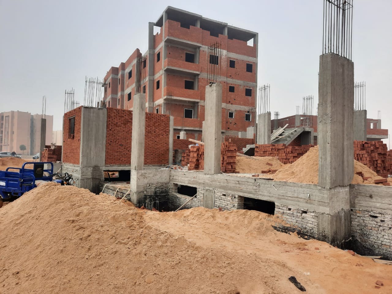 Construction stage Ground floor walls