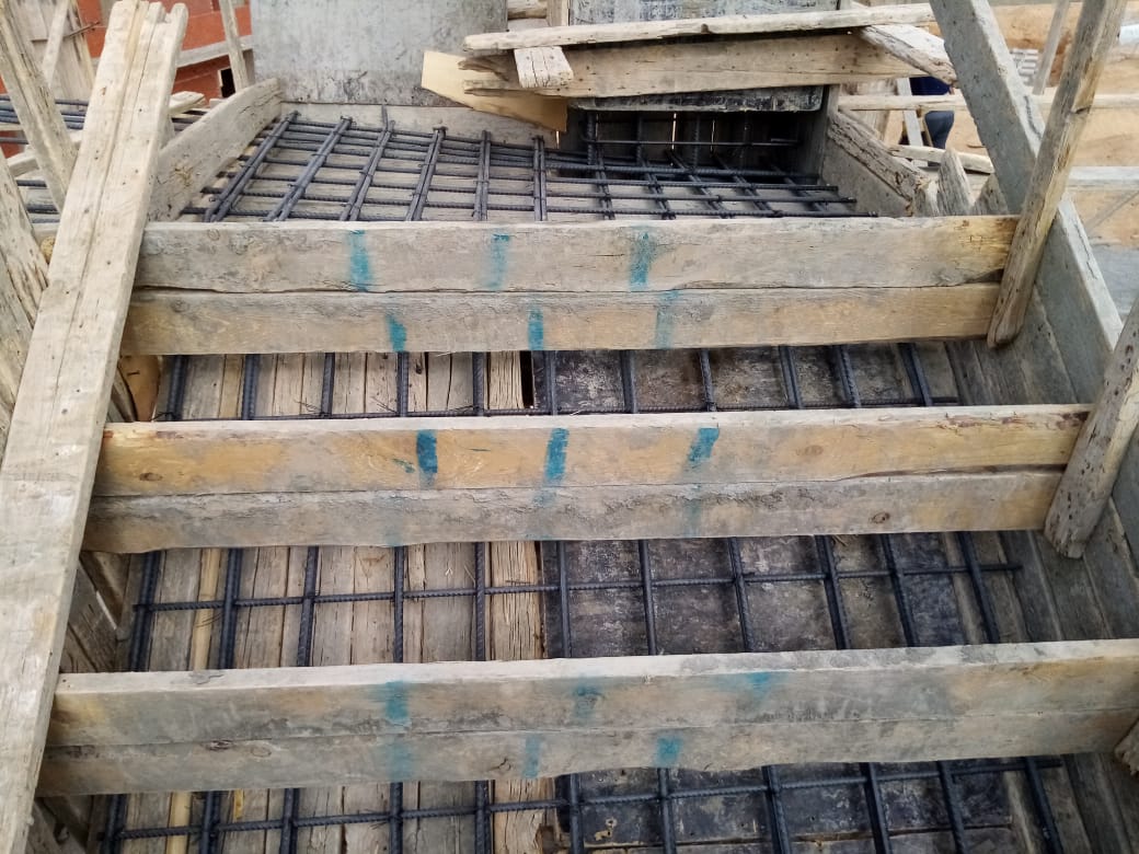 Construction stage First floor slab