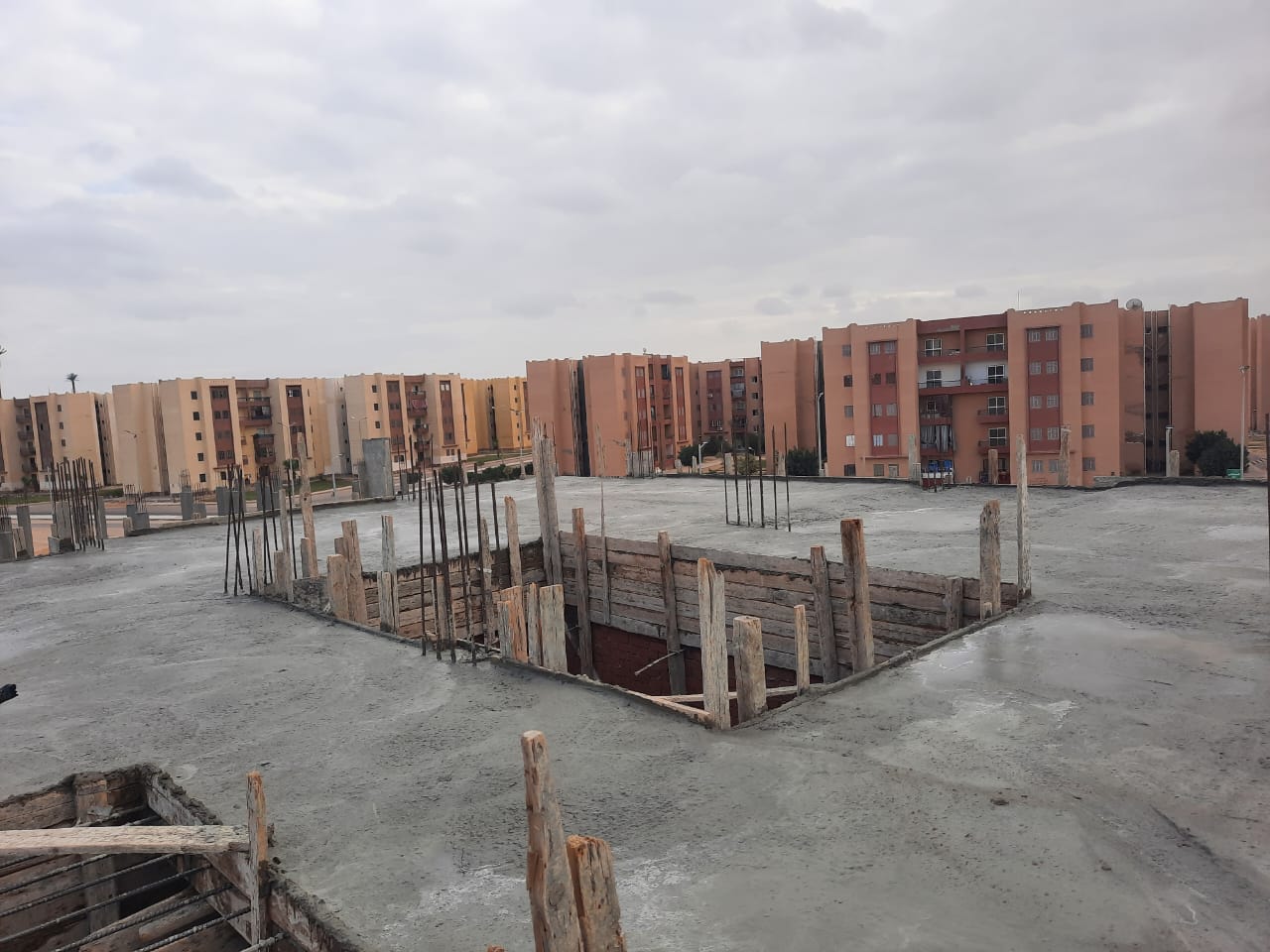 Construction stage Second floor slab
