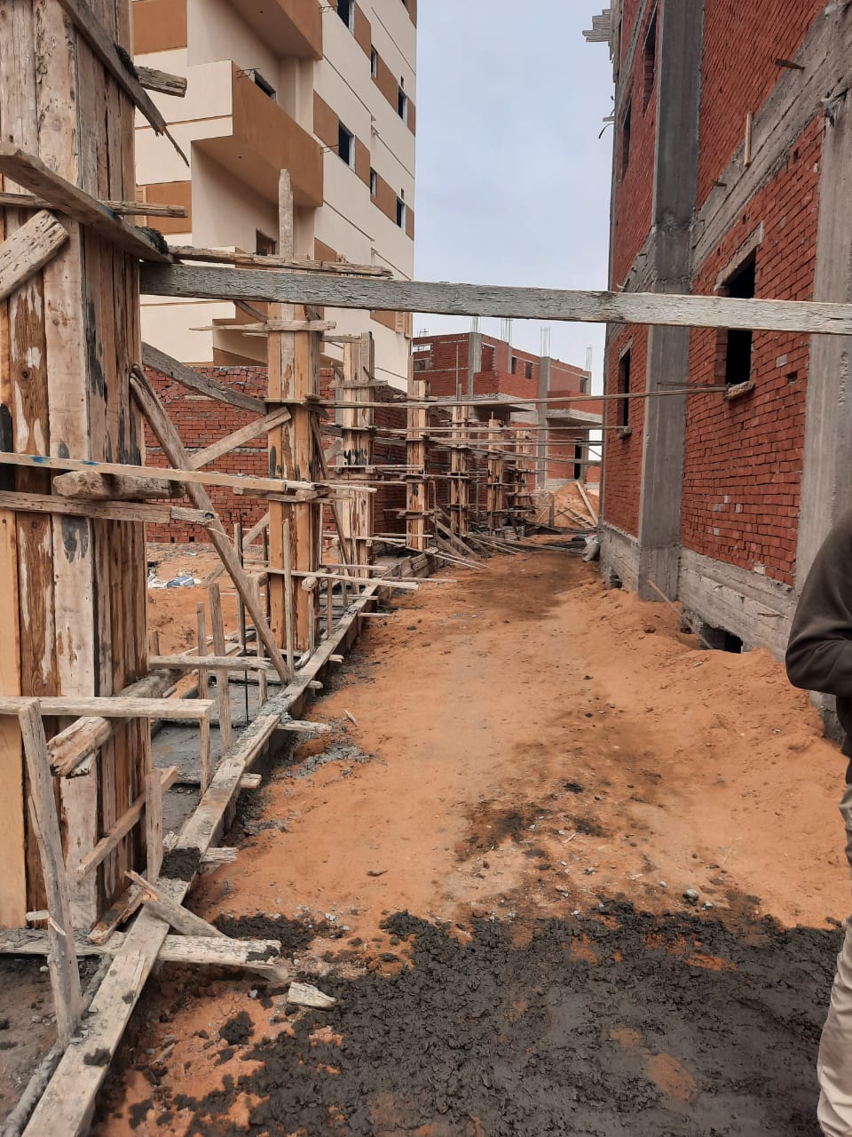 Construction stage Second floor slab