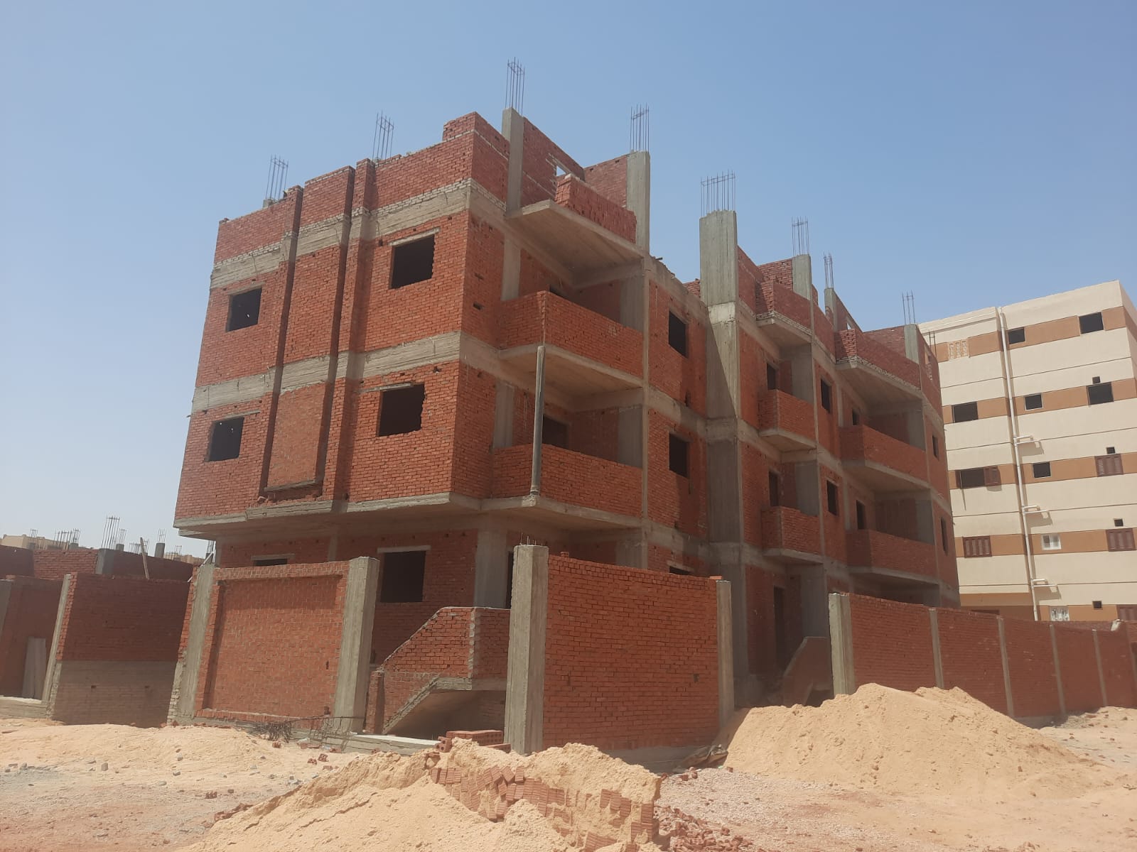 Construction stage Third floor walls