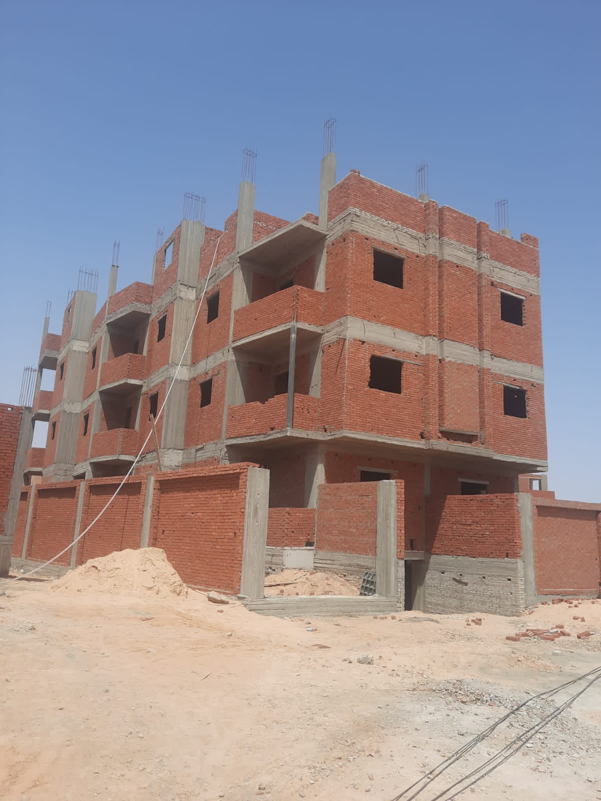 Construction stage Third floor walls