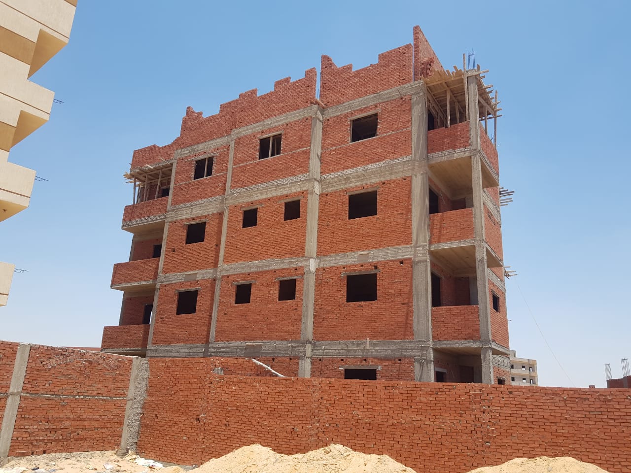 Construction stage Roof walls