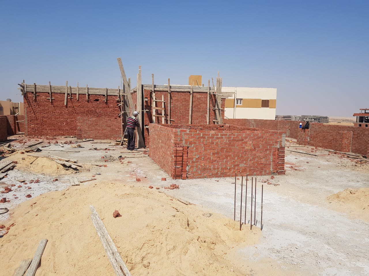Construction stage Roof walls