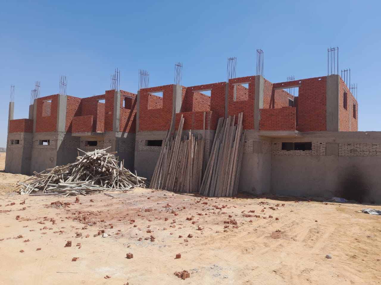 Construction stage First floor walls