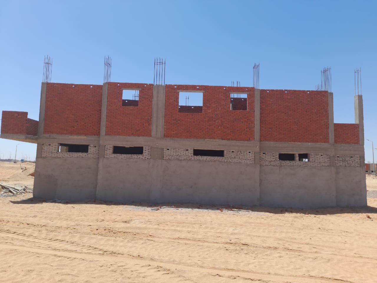 Construction stage First floor walls