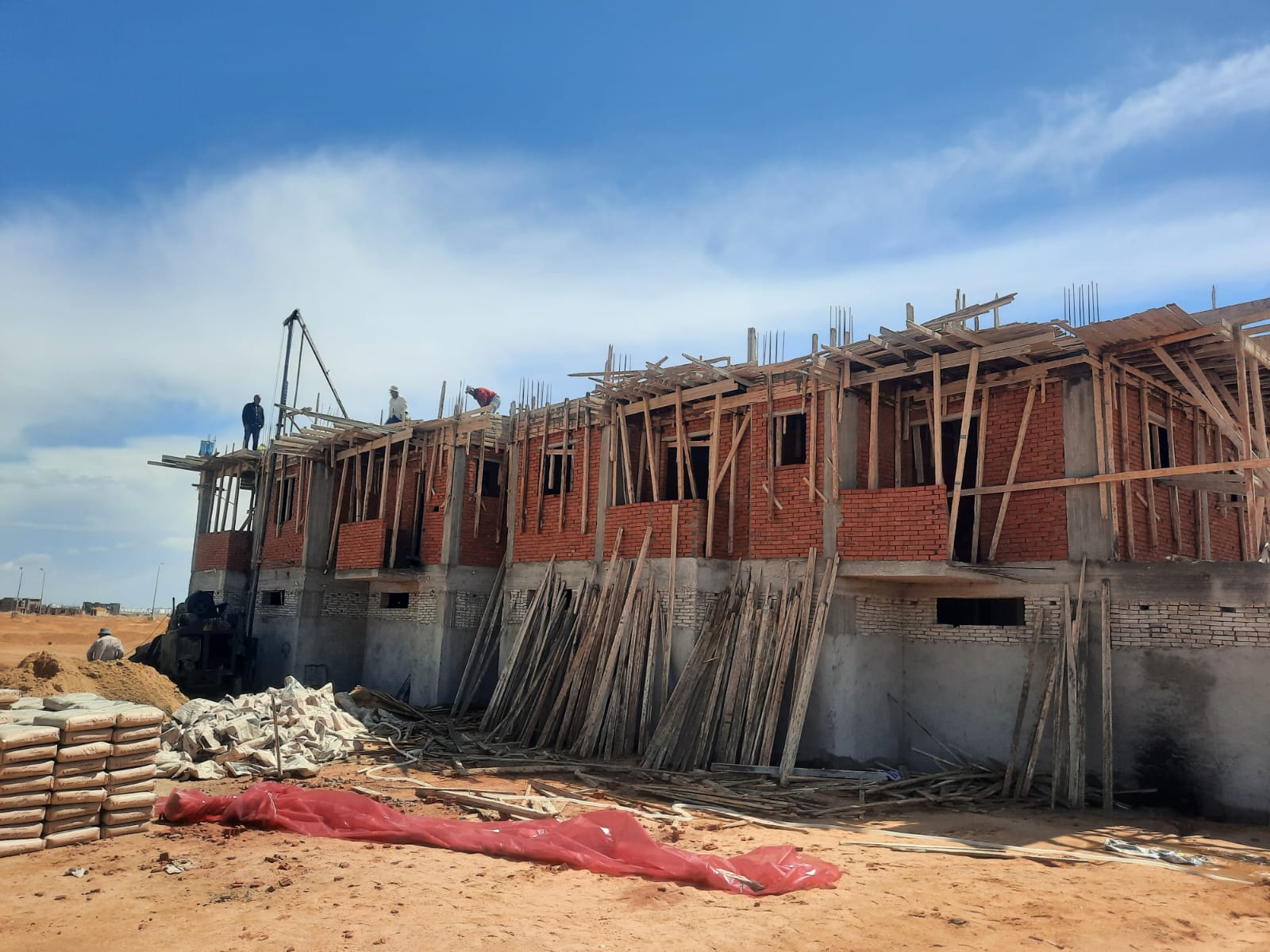 Construction stage First floor slab