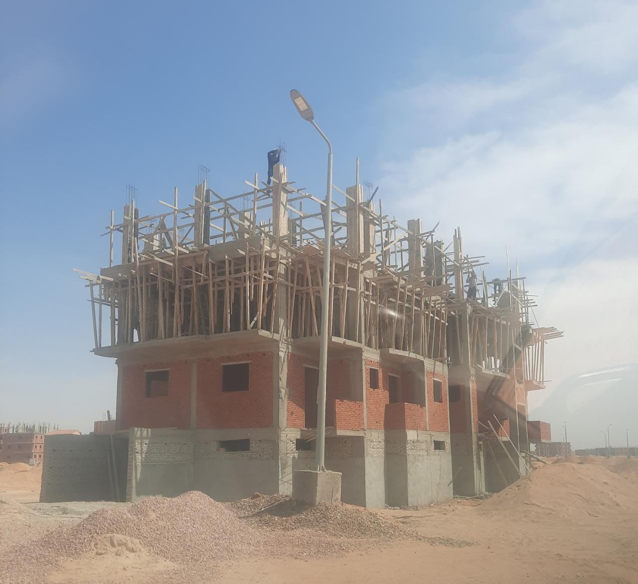 Construction stage Second floor slab