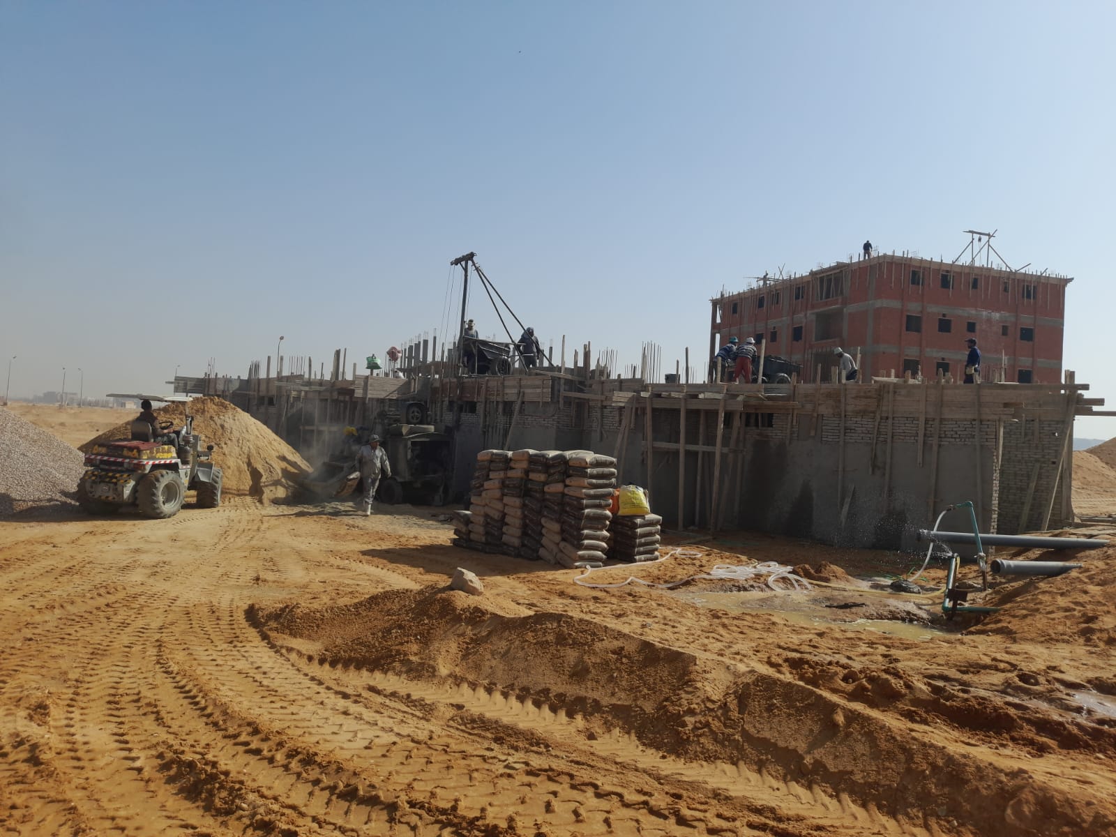 Construction stage Basement slab