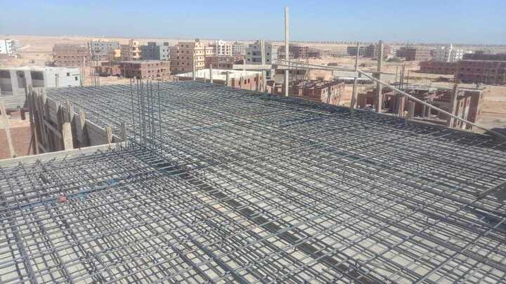 Construction stage Roof concrete works