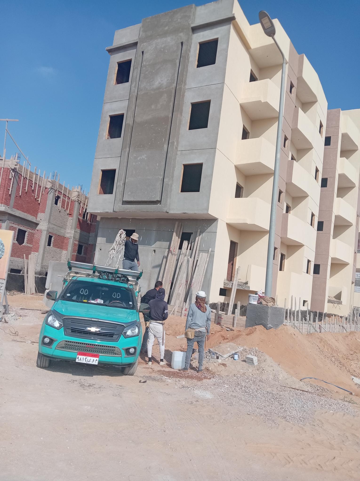 Construction stage Wall Building works