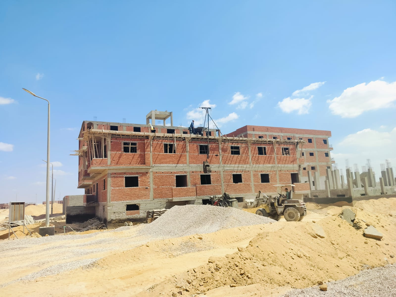 Construction stage Second floor slab