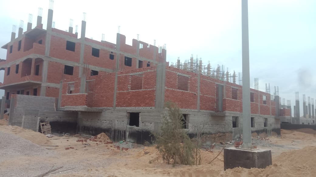 Construction stage First floor walls