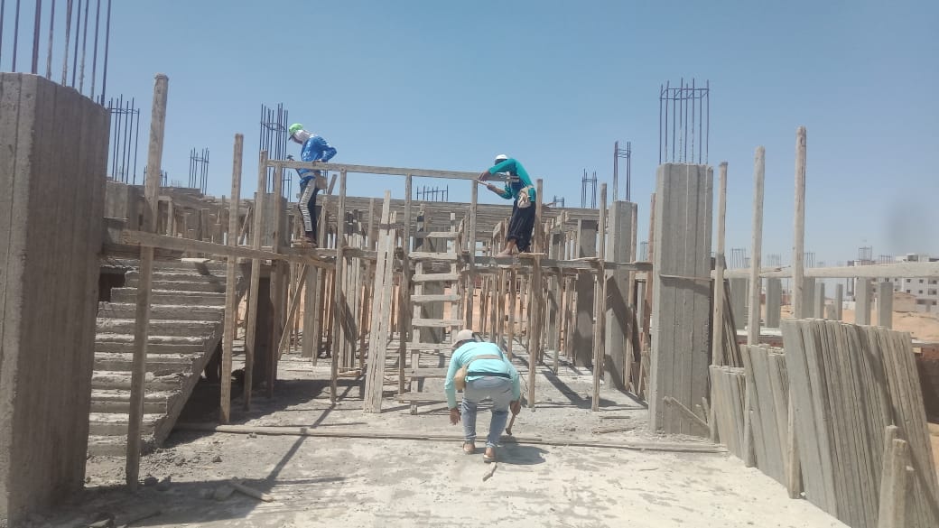Construction stage First floor slab