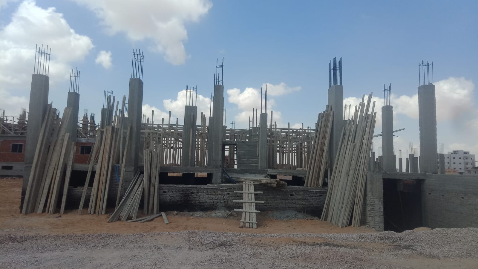 Construction stage First floor slab