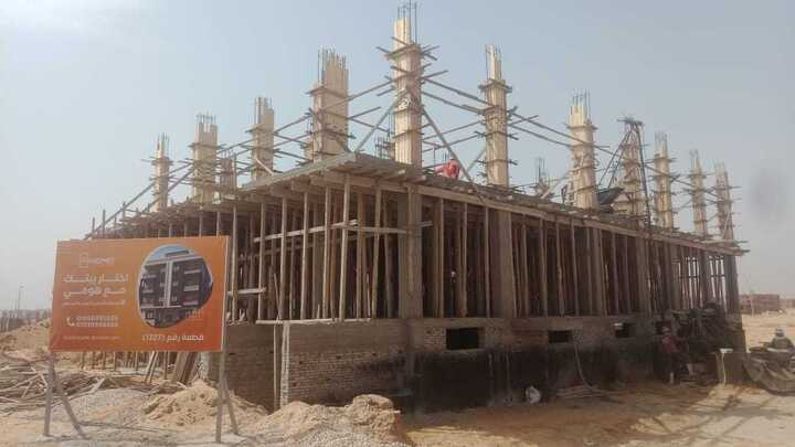 Construction stage Second floor columns