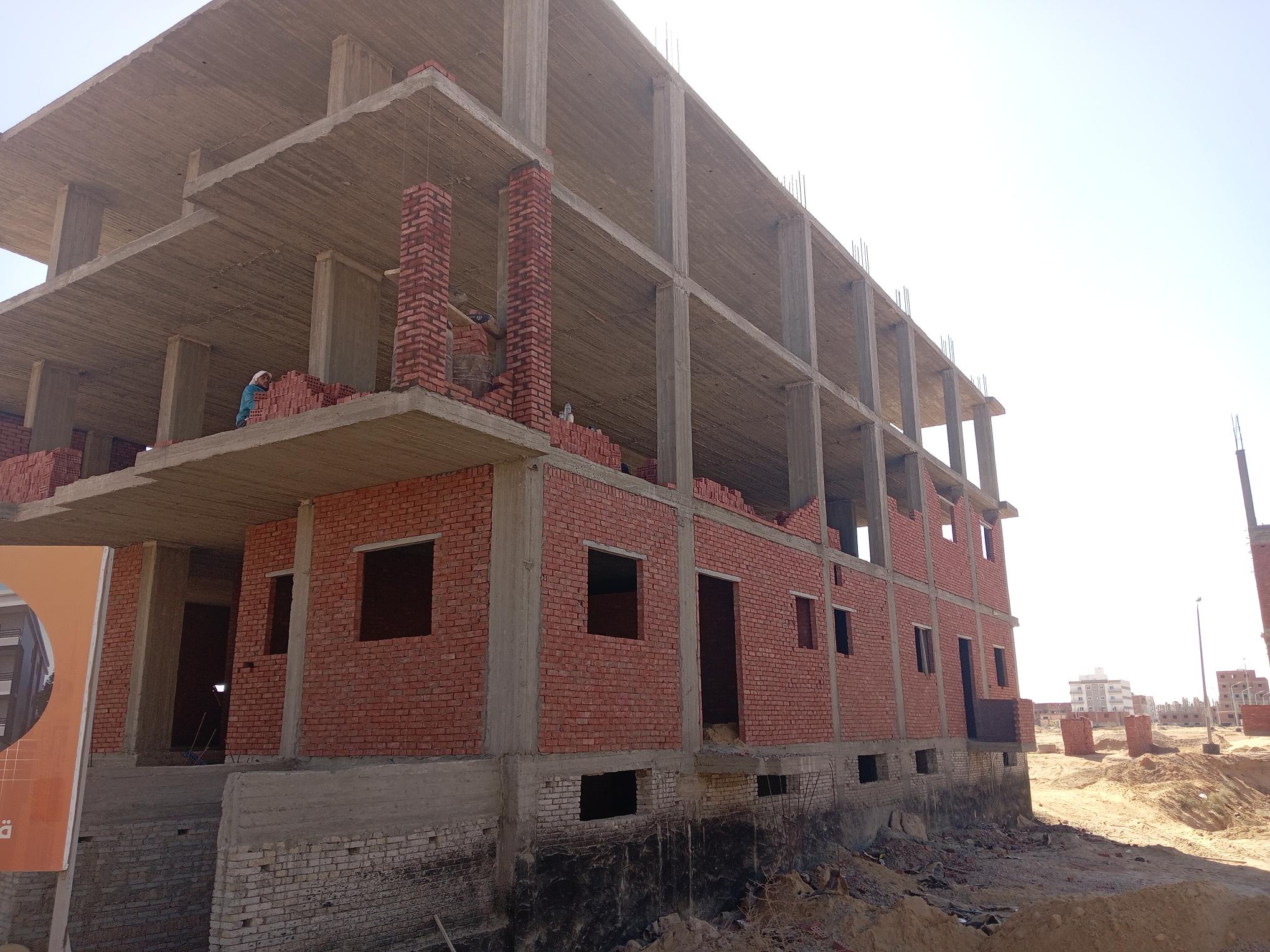 Construction stage First floor walls