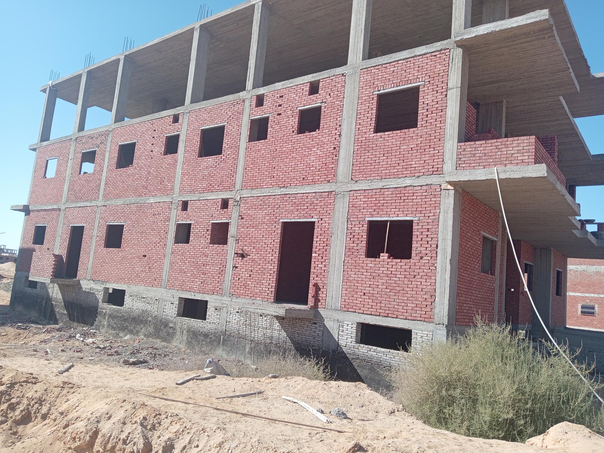 Construction stage First floor walls