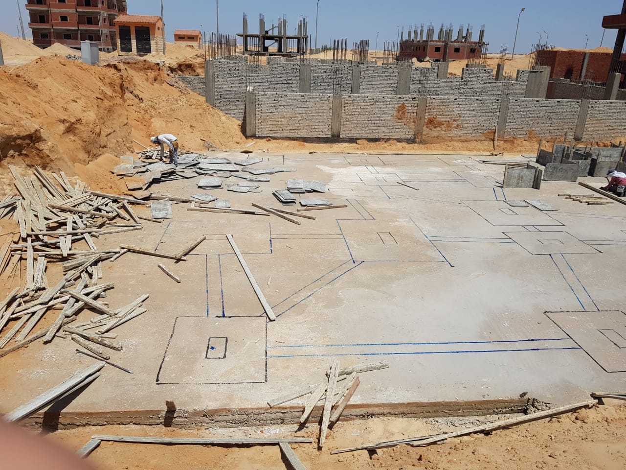 Construction stage Plain concrete