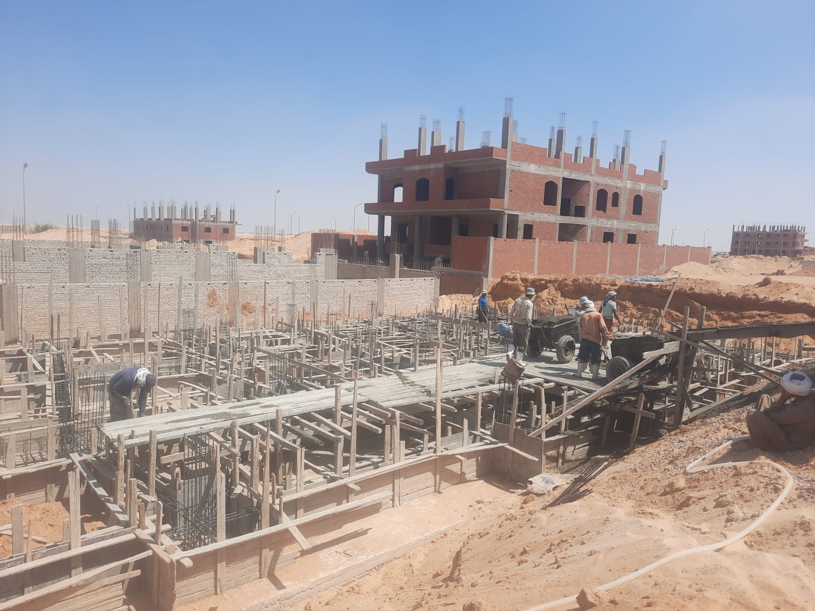 Construction stage Footings insulation