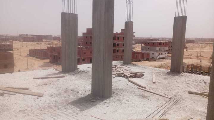 Construction stage Third floor columns