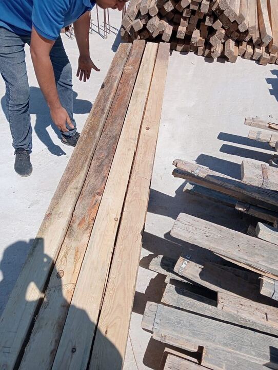 Construction stage Third floor columns