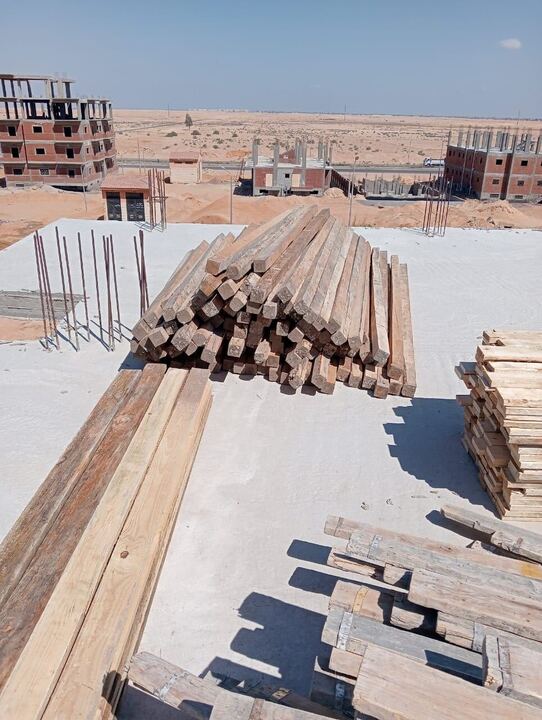Construction stage Third floor columns