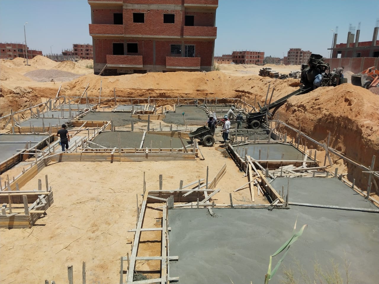 Construction stage Plain concrete