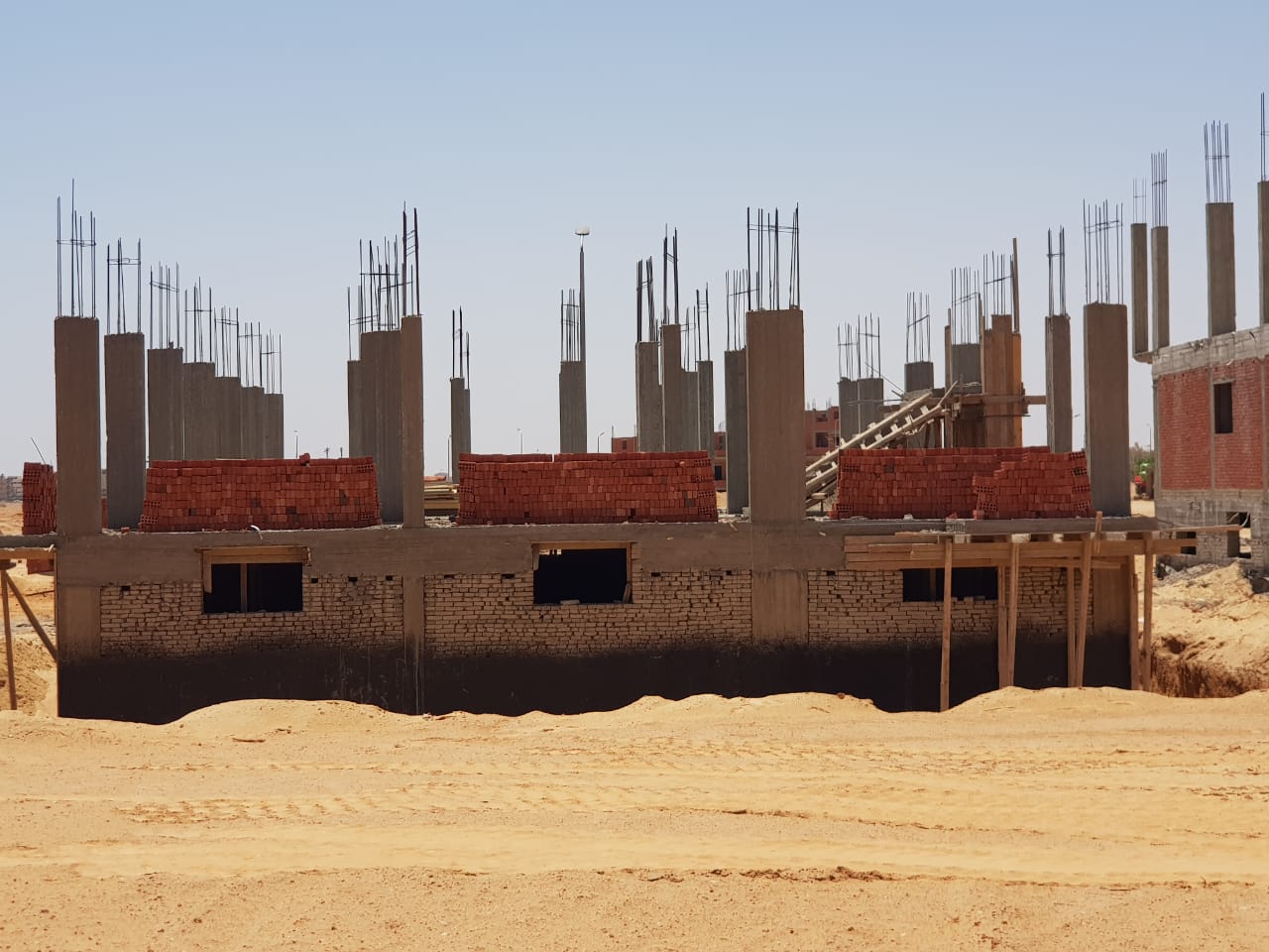 Construction stage Ground floor walls