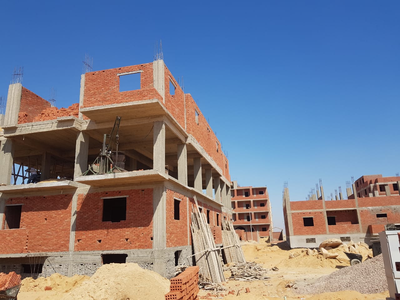 Construction stage Second floor slab