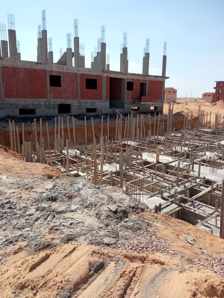 Construction stage Footings insulation