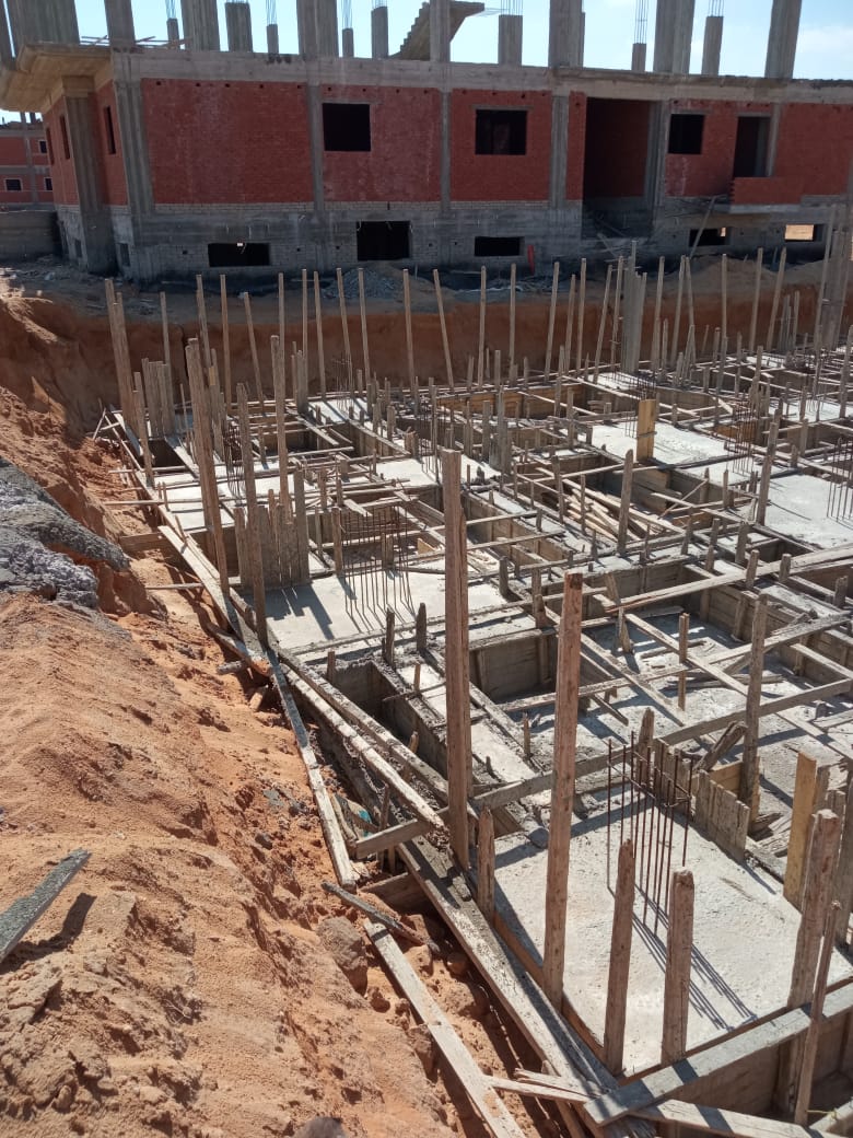 Construction stage Footings insulation