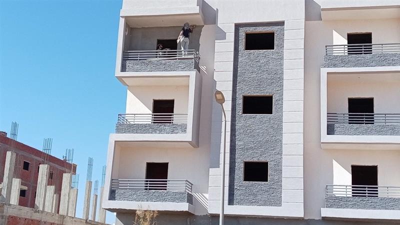 Construction stage Façade finishing completed