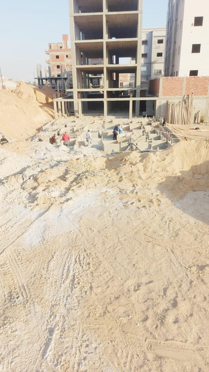 Construction stage Reinforced foundations