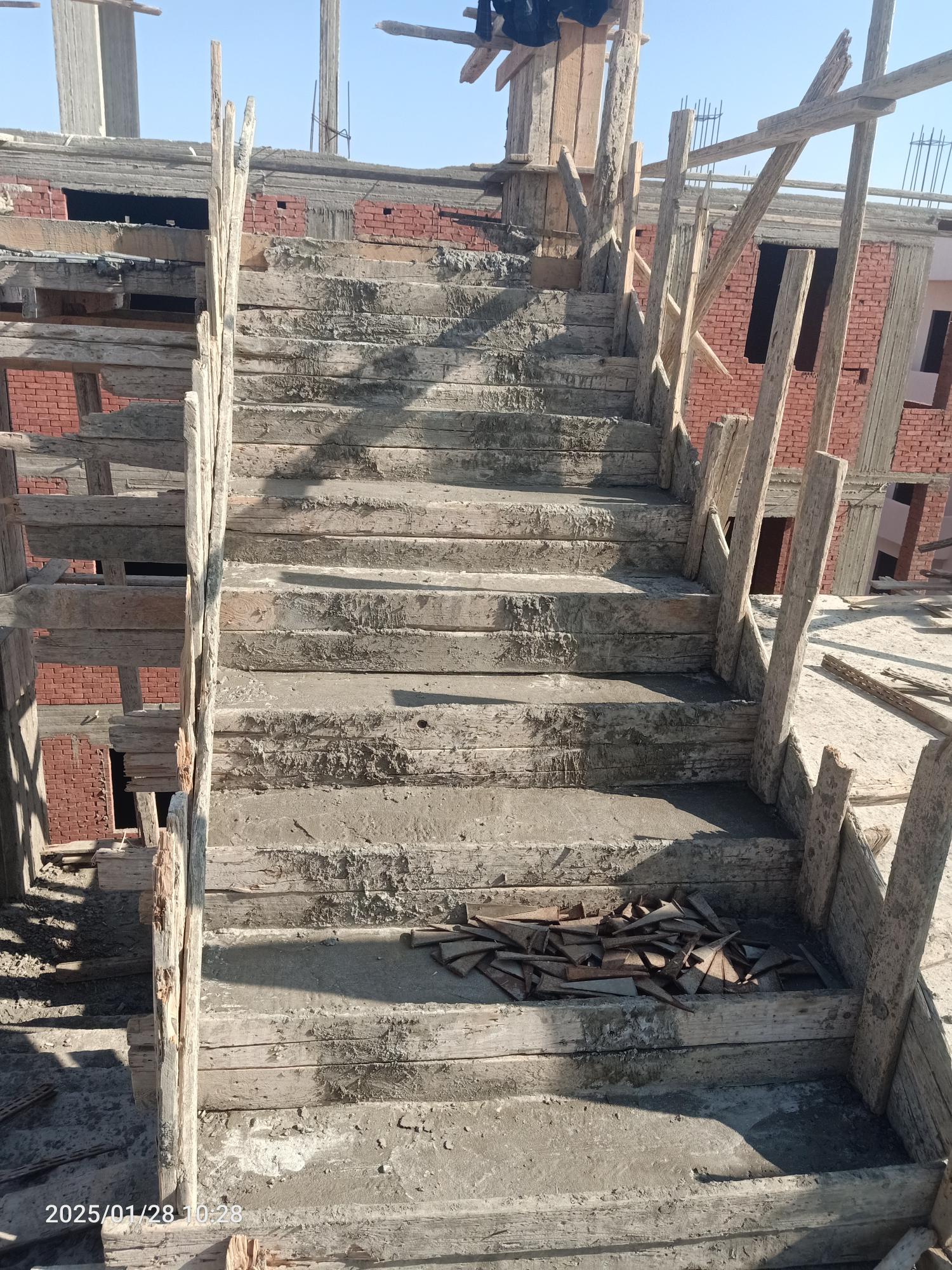 Construction stage Third floor columns