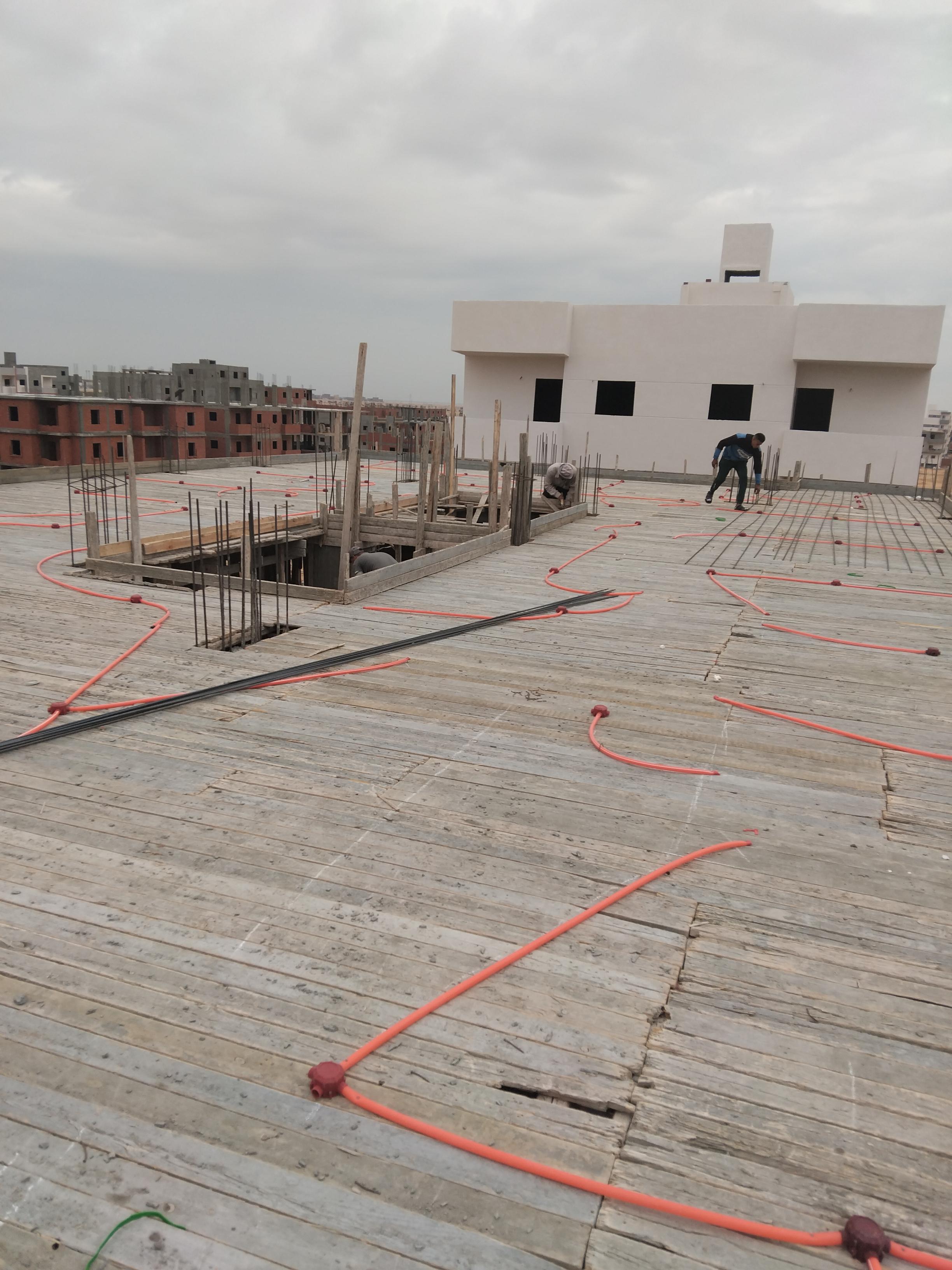 Construction stage Second floor slab