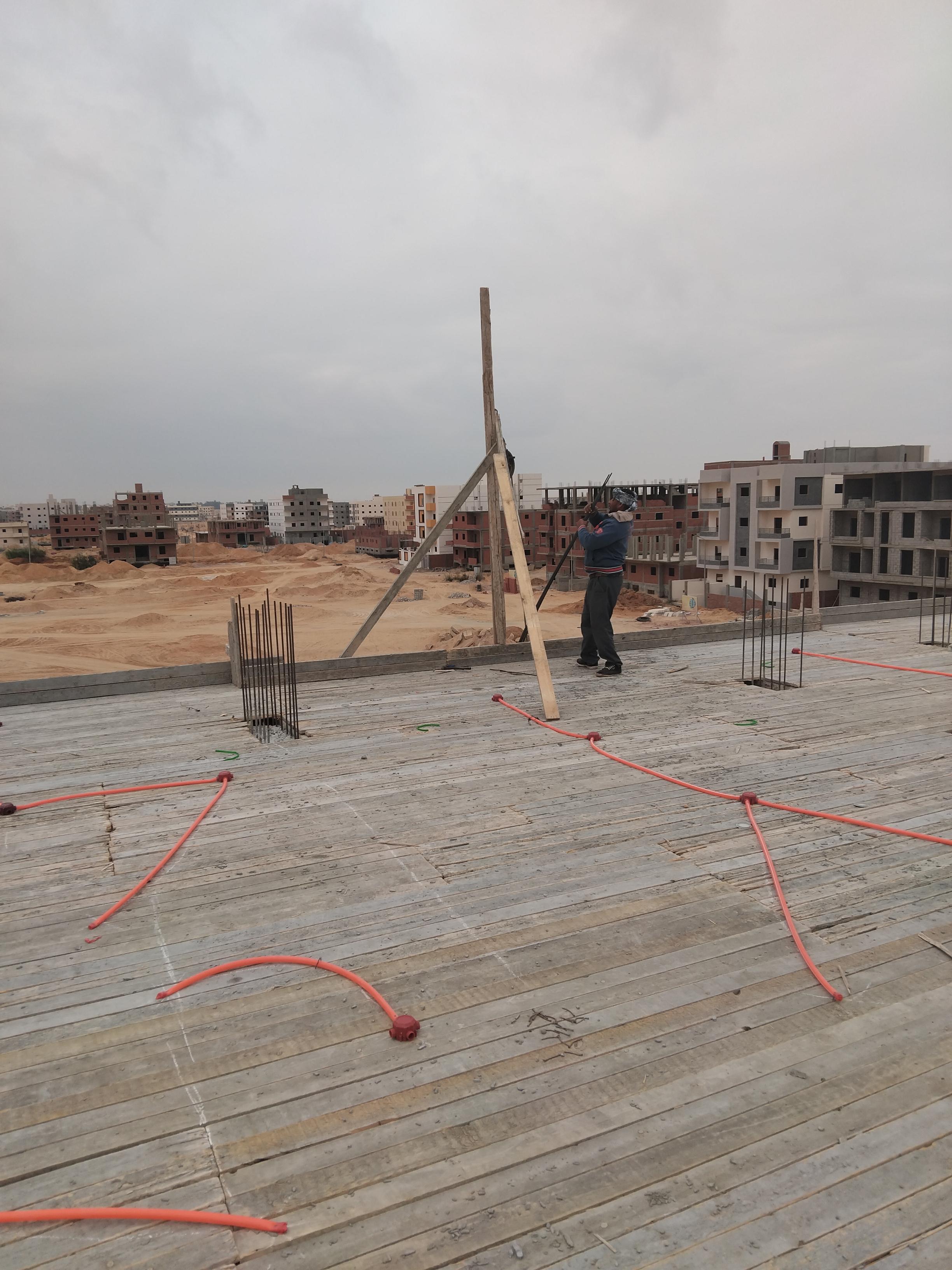 Construction stage Second floor slab