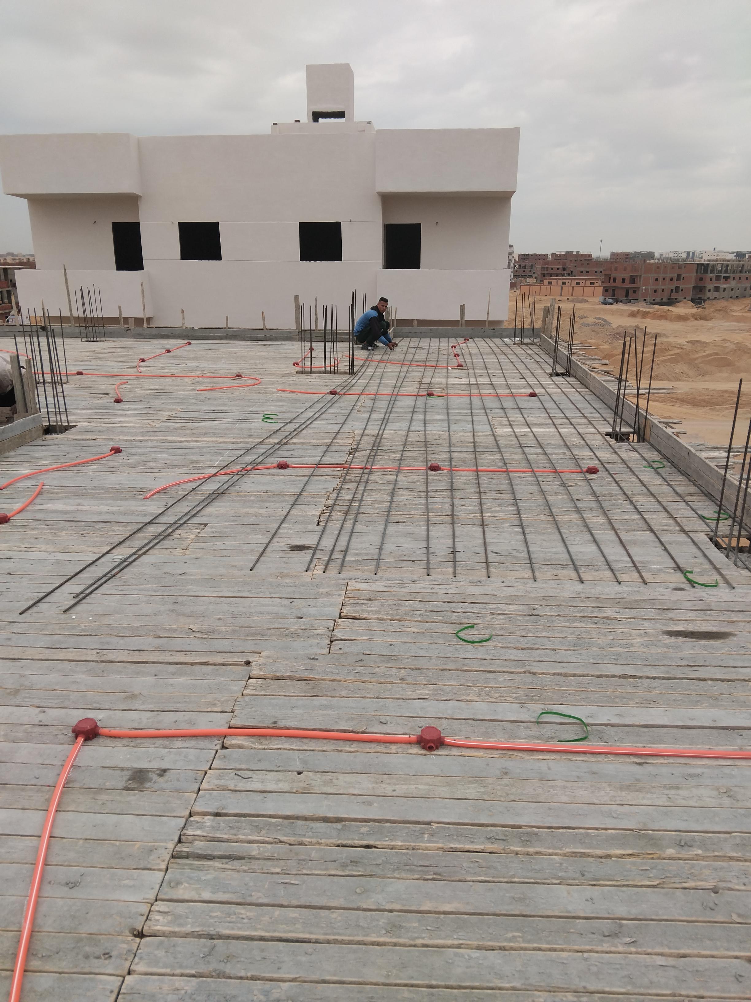 Construction stage Second floor slab