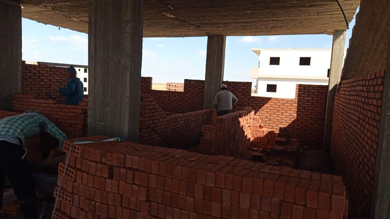 Construction stage Third floor walls