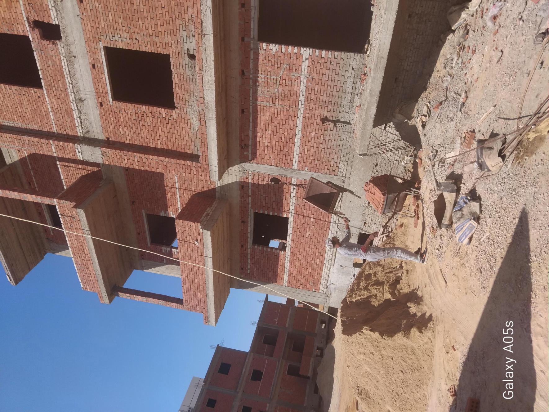 Construction stage Third floor walls