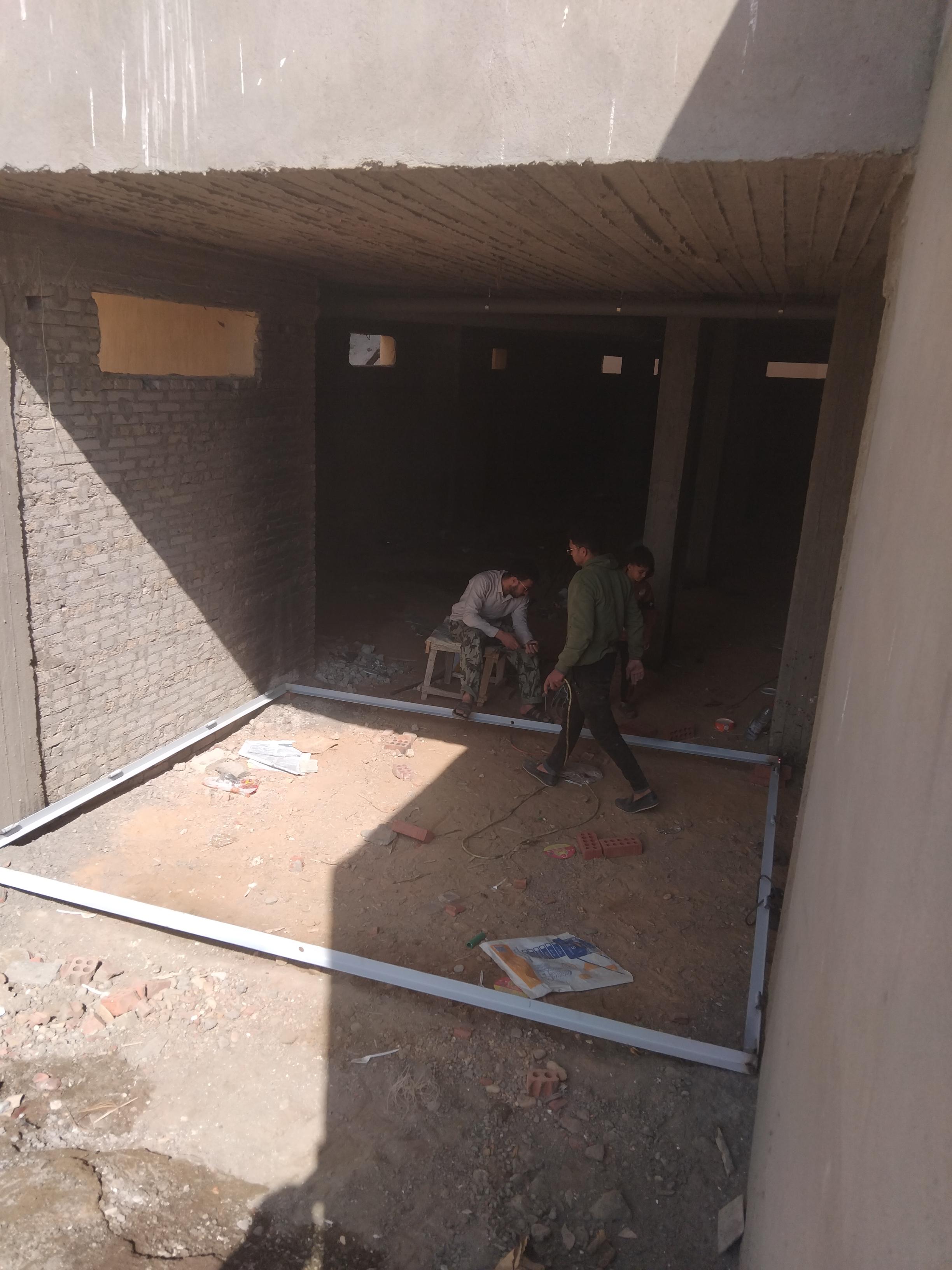 Construction stage Aluminum & glass works (Krital)