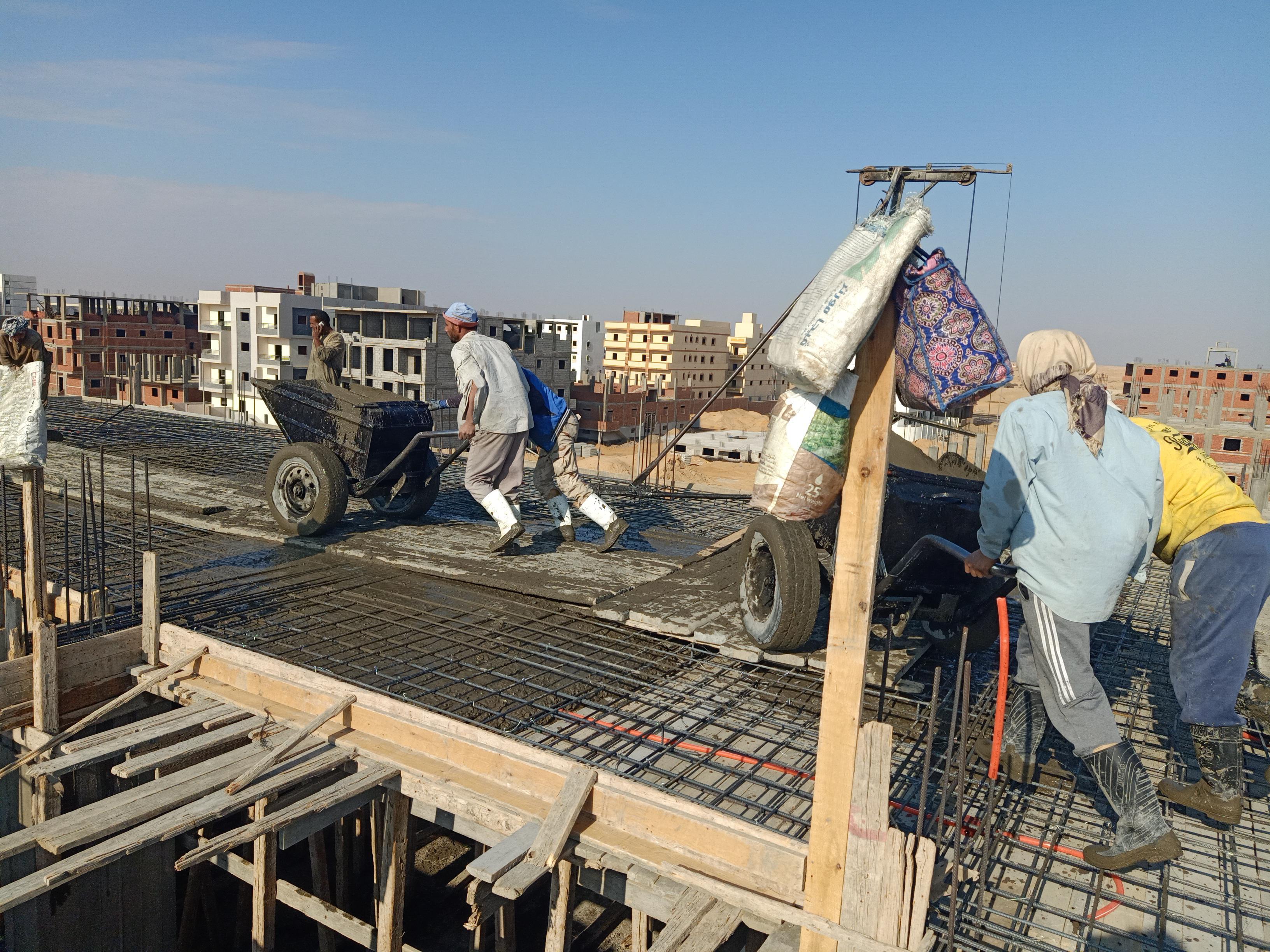 Construction stage Second floor slab